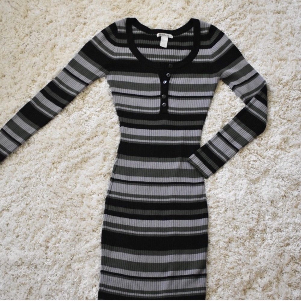 ISO Charlotte Russe striped bodycon sweater dress